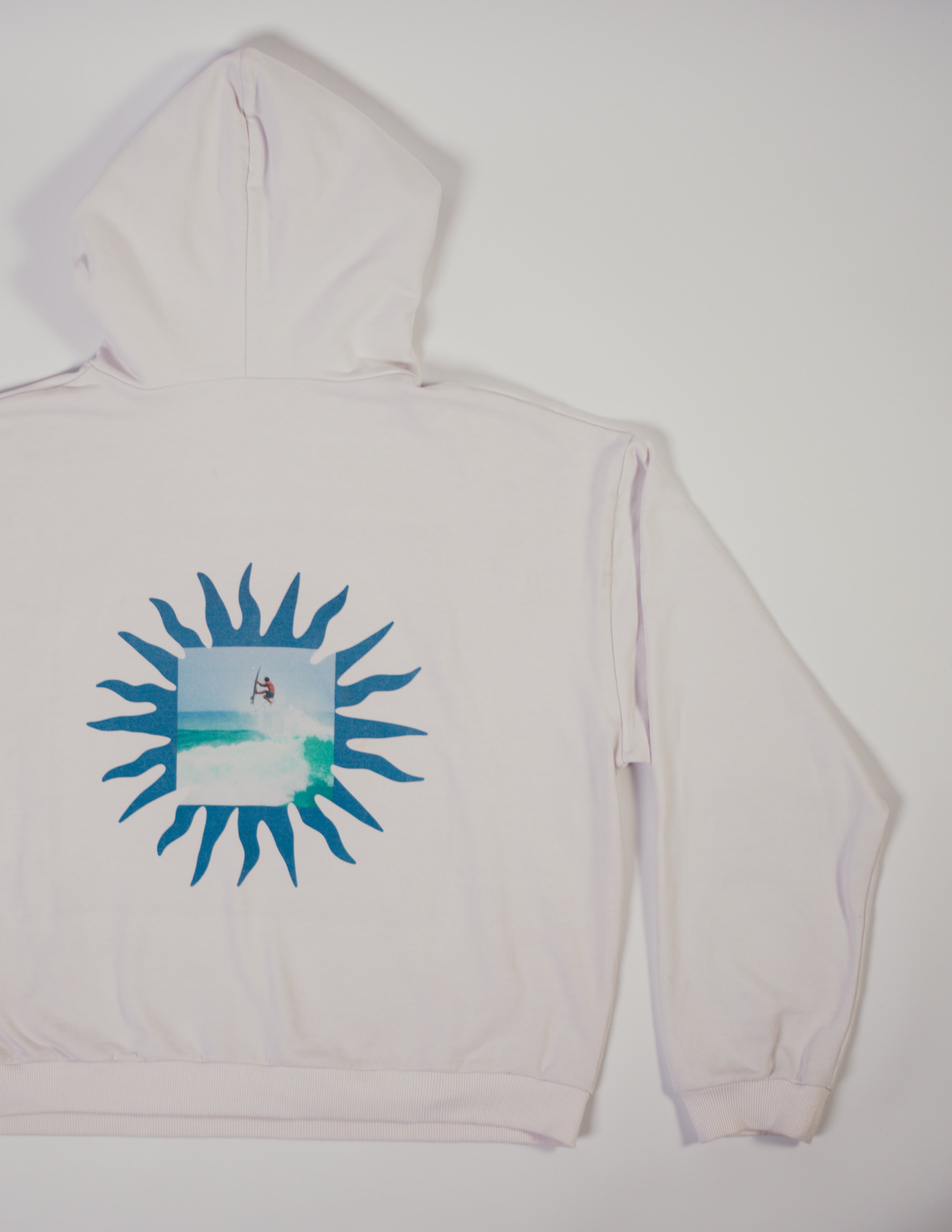 Big Wave Hoodie white – ChuchakiSurf