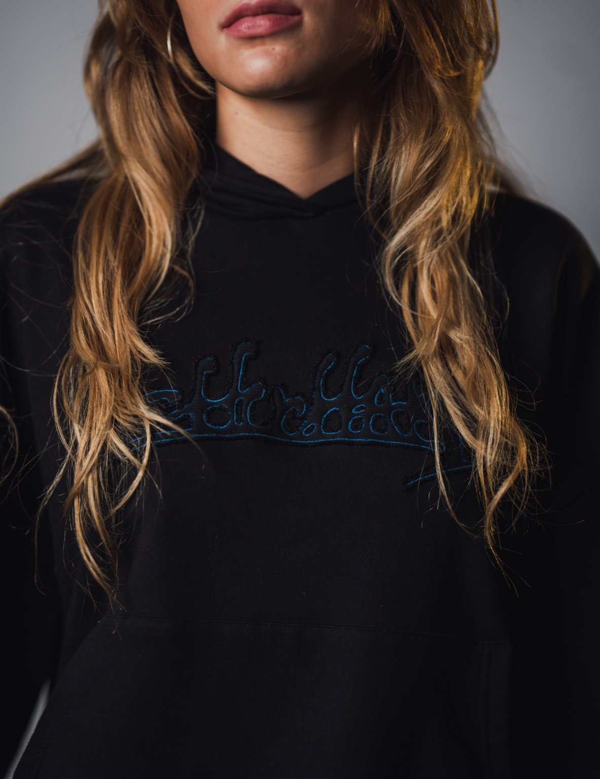 Big Wave Hoodie black – ChuchakiSurf