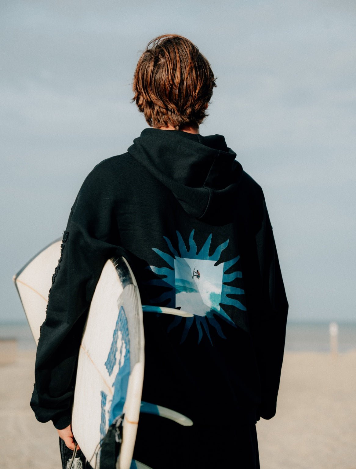 Big Wave Hoodie black – ChuchakiSurf