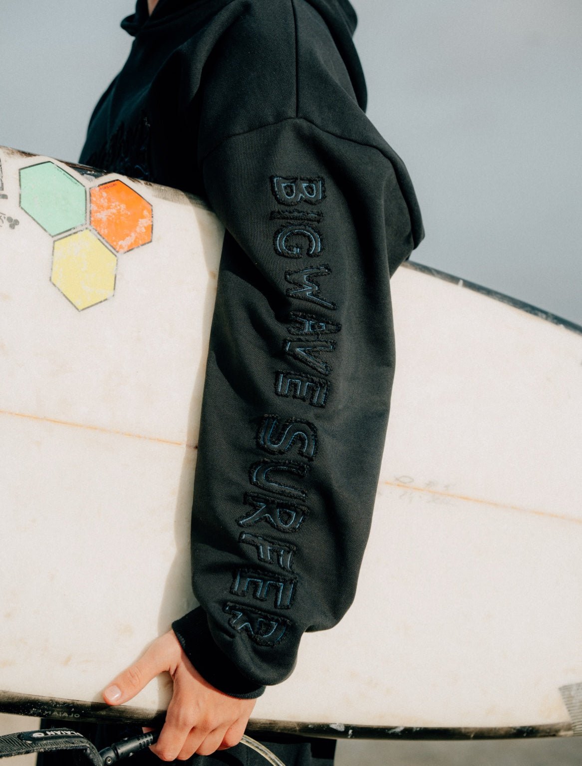Big Wave Hoodie black – ChuchakiSurf