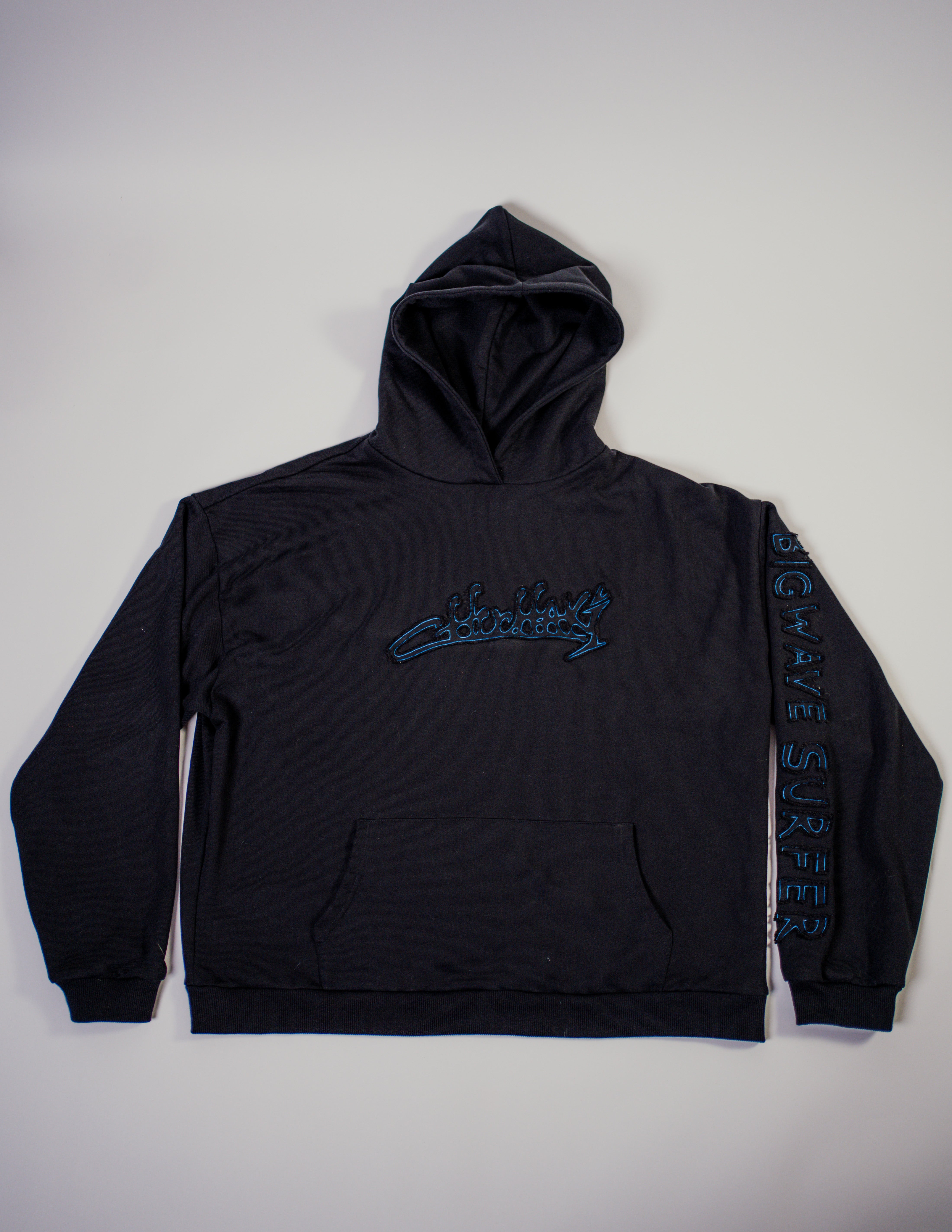 Big Wave Hoodie black – ChuchakiSurf